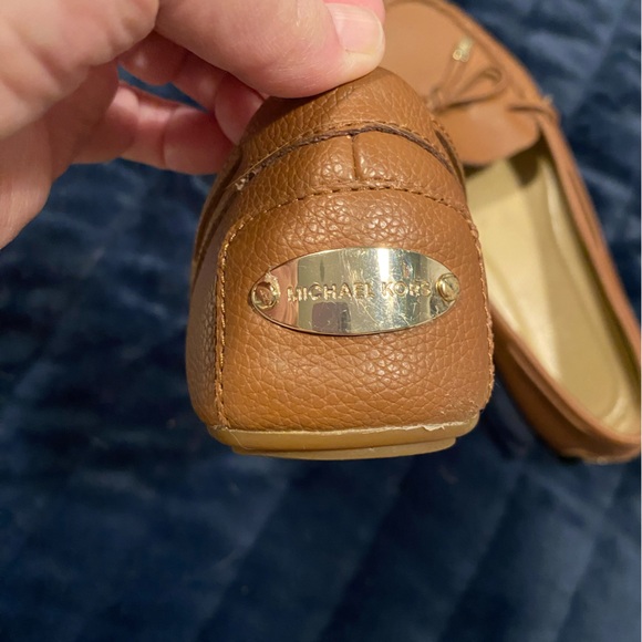 Michael Kors Collection Tan Leather Loafers - Picture 3 of 4